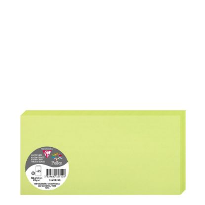 Picture of Pollen Cards 106x213mm (210gr) LEAF BUD GREEN