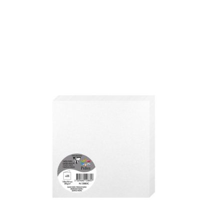 Picture of Pollen Cards 135x135mm (210gr) WHITE metallic