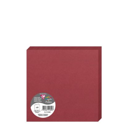 Picture of Pollen Cards 160x160mm (210gr) MAROON