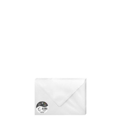 Picture of Pollen Envelopes 75x100mm (120gr) WHITE metallic