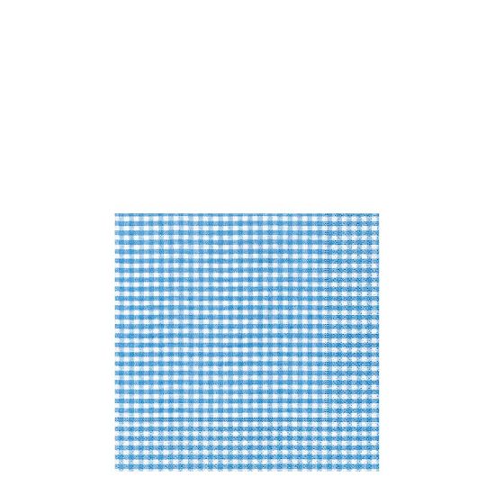 Picture of NAPKIN 25X25 VICHY BLUE -10975
