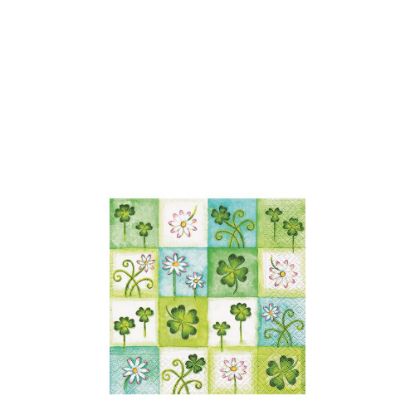 Picture of Napkins 25x25 - Shamrock & Daisies