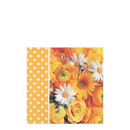 Picture of NAPKIN 33X33 FLOWERY    -20937
