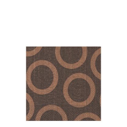 Picture of NAPKIN 33X33 CIRCLE BROW-28214