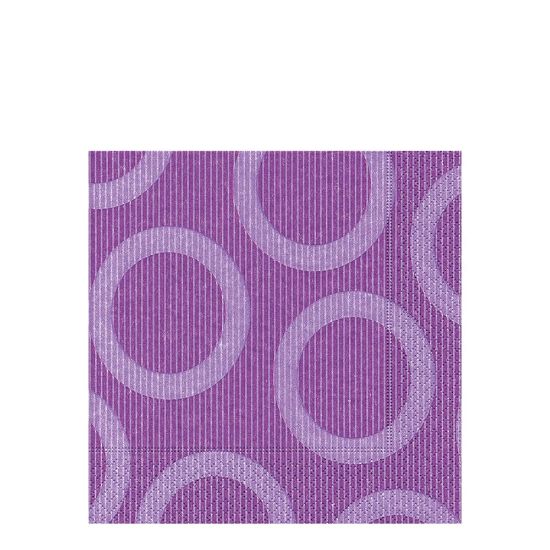 Picture of NAPKIN 40X40 CIRCLE LIL -38216