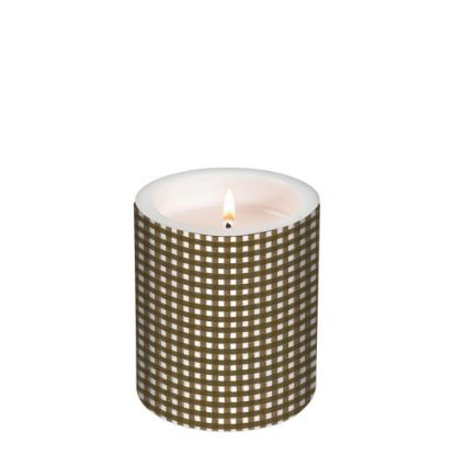 Picture of CANDLE 10.5X12-VICHY BR.-98164