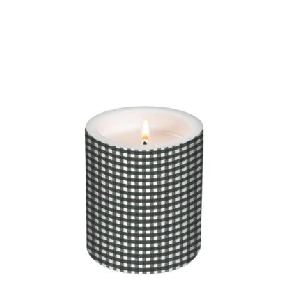 Picture of CANDLE 10.5X12-VICHY BL.-98165