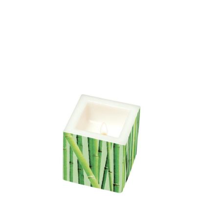 Picture of CANDLE 8X8X8-BAMBOO SHO.-98700