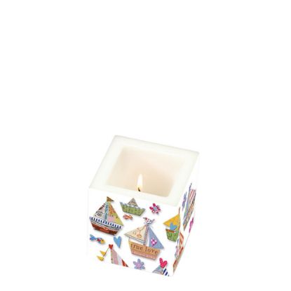 Picture of CANDLE 8X8X8-WORLD OF SA-98724