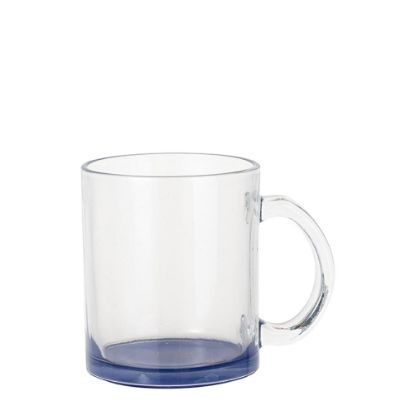 Εικόνα της MUG GLASS -11oz (CLEAR) BLUE DARK bottom