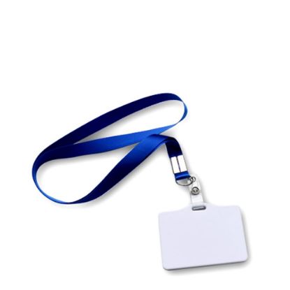 Picture of Lanyard (BLUE) with Name Badge 6.8x9cm - 2sided