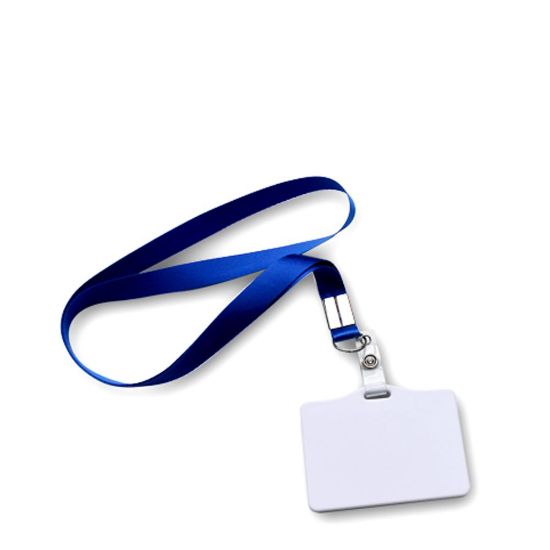 Picture of LANYARD - BLUE with Name Badge 6.8x9cm