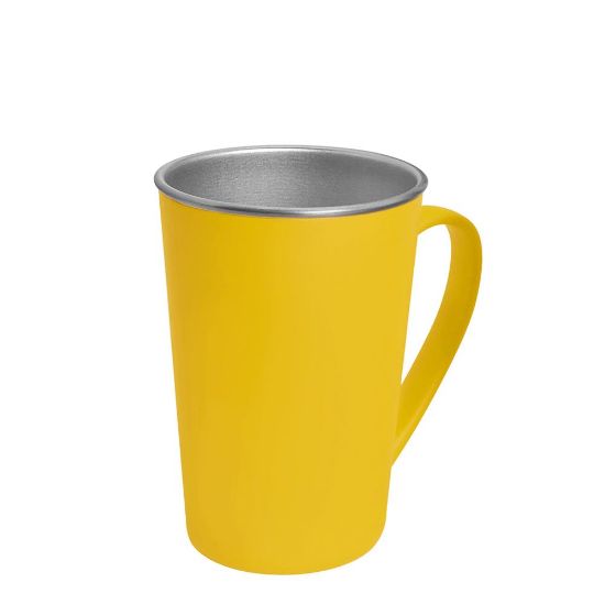 Picture of Tumbler 17oz (With Handle) YELLOW PolyWrap Matt