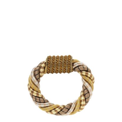 Picture of RING NAPKIN -CORD/GOLD  -O3007