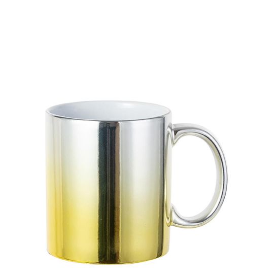 Picture of MUG 11oz - MIRROR - GOLD/SILVER Gradient