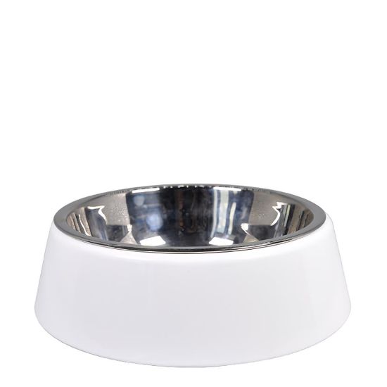 Εικόνα της Pet Bowl (Plastic with stainless steel) 5.8H.x18.2D. cm