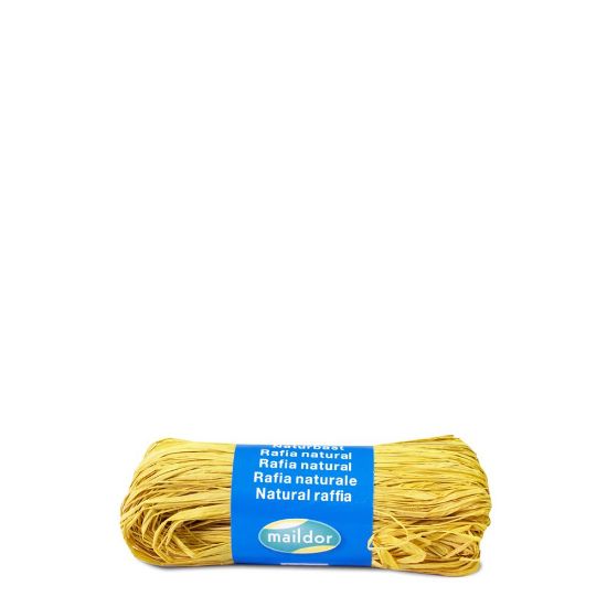 Picture of RIB.RAFFIA-NAT.YELOW L-196015C