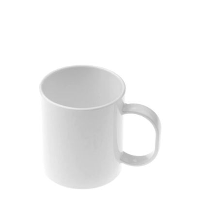 Εικόνα της Plastic Mug 11oz. (Gloss) White