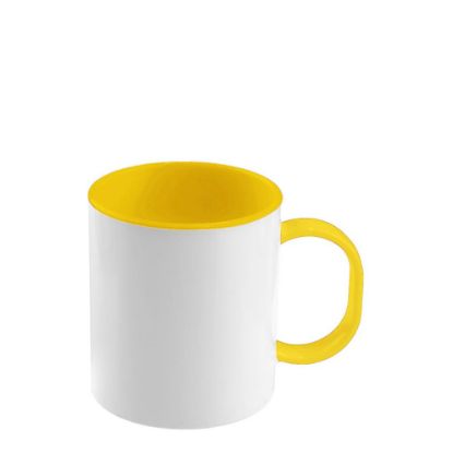 Picture of Plastic Mug 11oz. (Inner+Handle) YELLOW