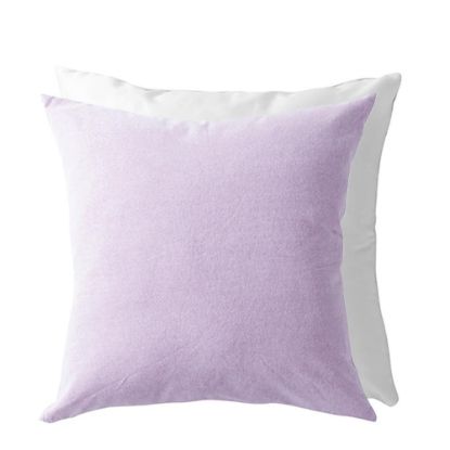 Εικόνα της Pillow Cover 40x40 (PURPLE Light back) Cotton oxford & super soft Satin