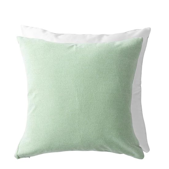 Picture of Pillow Cover 40x40 (GREEN Light back) Cotton oxford & super soft Satin