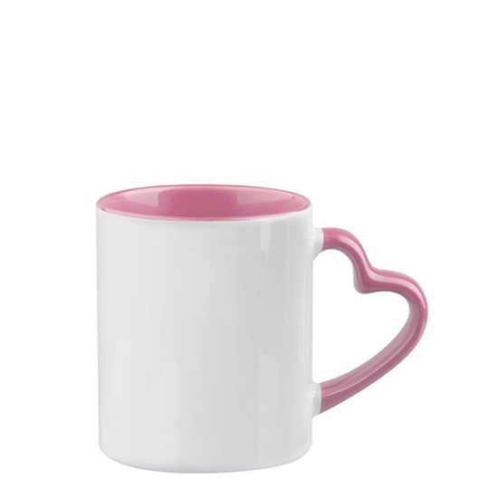 Picture of MUG 11oz. (Heart) Pink handle