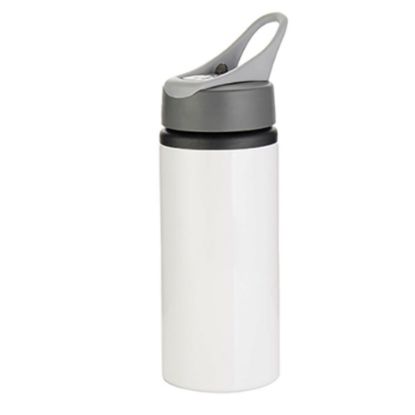 Picture of WATER BOTTLE - ALUMINUM (WHITE) 650ml handle