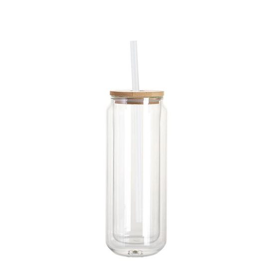 Picture of Skinny Glass Tumbler 15oz (Double wall) CLEAR