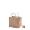 Picture of Shopping Bag (Linen Brown) 27x25x12cm side gusset