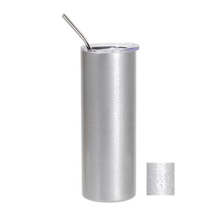 Picture of Skinny Tumbler 20oz (Crackle) Silver