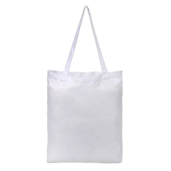 Picture of Shopping Bag WHITE (economy) H42 x W38cm - handle 25cm