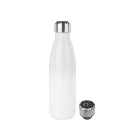 Εικόνα της Bowling Bottle 500ml (WHITE) with Temperature Display