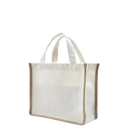 Εικόνα της Shopping Bag (Linen) 30x30x19cm side gusset