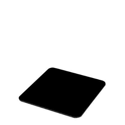 Picture of Adhesive Flannelette (Black) for Coasters - Square 9.3x9.3cm