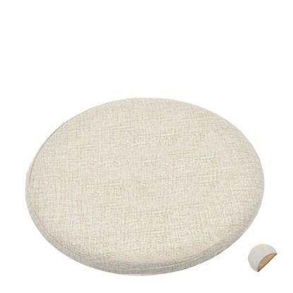 Εικόνα της Seat Pillow Cover diam.40cm (Linen with Brown back) 4mm thick