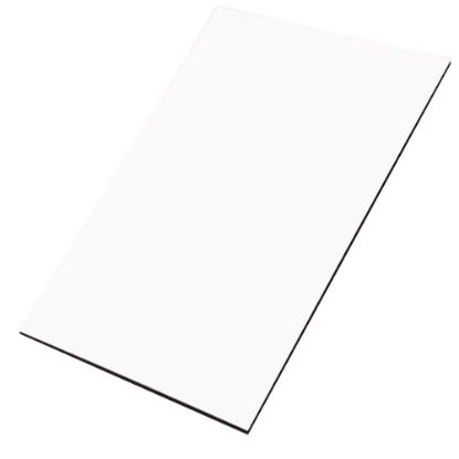 Εικόνα της HB Subli Gloss/White 6.35mm (60x107.5cm) 1-sided, black-back