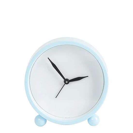 Picture of Clock diam. 10.5cm (Desktop plastic) Blue