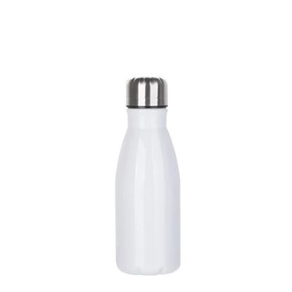 Picture of Water Bottle WHITE (Aluminum) 450ml Bowling